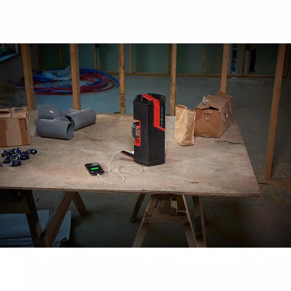 Milwaukee M18 FUEL 4-Tool Combo Kit: Blower, Speaker, Fan, and Rocket Dual Power Tower Light