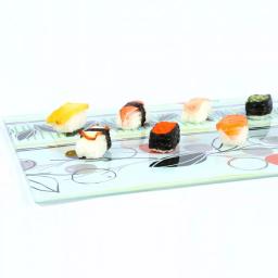 Creative Home Tempered Glass Cutting and Serving Board with Flower Pattern, 11.75 x 15 in. thumbnail 4