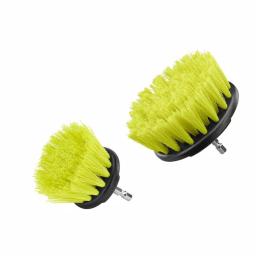 RYOBI Medium Bristle Brush Cleaning Accessory Kit, 2-Piece Hex Shank thumbnail 1