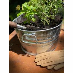 Behrens 1 Gal. Hot Dipped Galvanized Steel Oval Tub with Wire Handles thumbnail 2