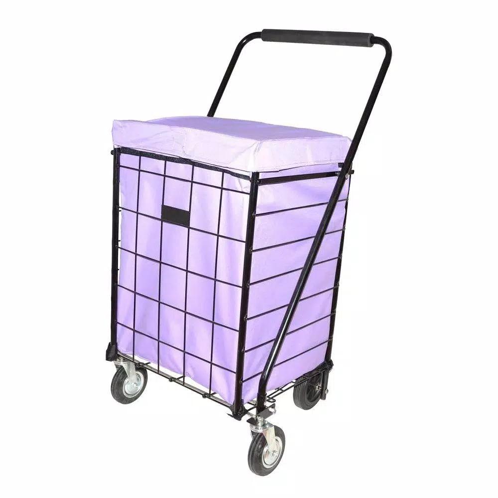 Easy Wheels Deluxe Jumbo Hooded Carrier Liner - Lilac Purple