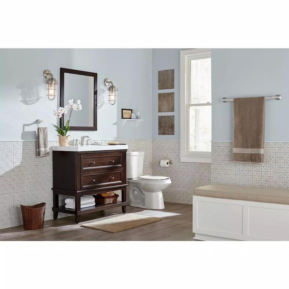 Pfister Venturi 24 in. Single Towel Bar in Spot Defense Brushed Nickel