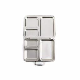 Manna Baransu Stainless Steel Large Lunch Container, 59 oz Divided Food Storage Box thumbnail 4
