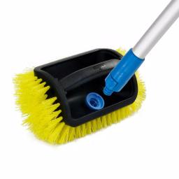 Unger Lock-On 4-Sided Outdoor Deck Scrub Brush, Hard Poly Bristles thumbnail 2