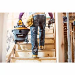RIDGID 9 Gal. Cordless Wet/Dry Shop Vacuum Kit with (2) 18V OCTANE 3.0 Ah Lithium-Ion Batteries and Charger thumbnail 9