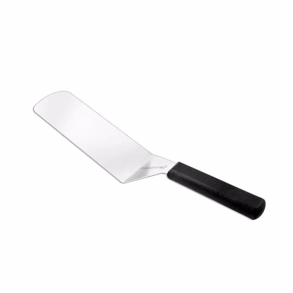 Mundial 5681HH 8x3-Inch Perforated Stainless Steel Turner, Black