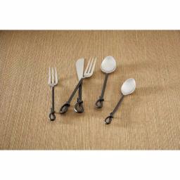 Park Designs Forged Loop 5-Piece Stainless Steel Flatware Set, Service for 1 thumbnail 1