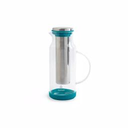 Manna 5-Cup Cold Brew Coffee Pitcher, 47 fl. oz. Onyx Black with Stainless Steel Mesh Filter thumbnail 1