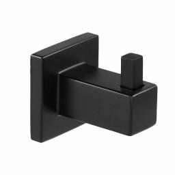 Glacier Bay Farrington Single Robe Hook, Matte Black thumbnail 1