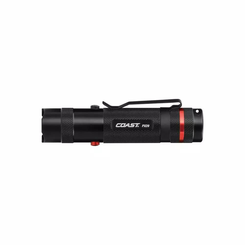 Coast PX20 315 Lumen Dual Color White and Red LED Flashlight