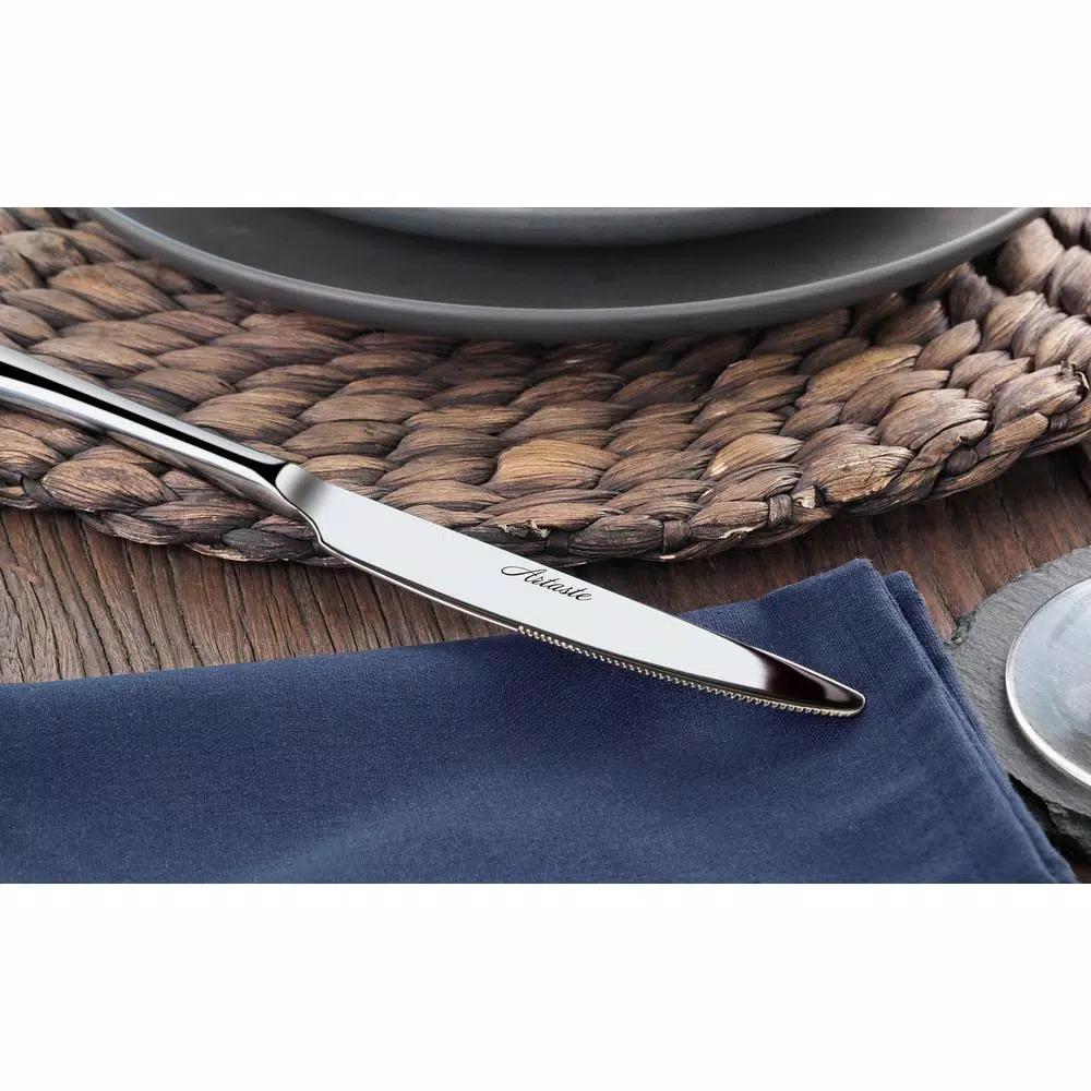 Artaste Rain II 12-Piece Forged 18/10 Stainless Steel Dinner Knife Set