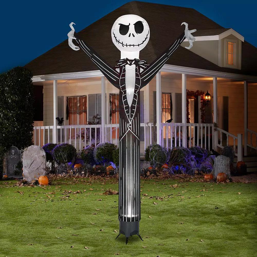 Disney 12 ft. Disney Jack Skellington Animated Halloween Inflatable Jiggler