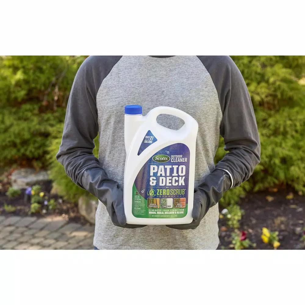 Scotts Outdoor Cleaner Patio and Deck with ZeroScrub Technology, 1 Gal.