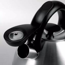 OXO Brew Good Grips Click-Click 8.4-Cup Brushed Stainless Steel Tea Kettle with Whistle thumbnail 3