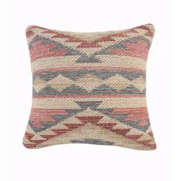 LR Home Eclectic Multi-color Southwestern Graphic Throw Pillow, 18 x 18 in, 100% Cotton thumbnail 1