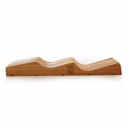 Cook N Home 11-Slot Bamboo In-Drawer Knife Storage Block Organizer thumbnail 2