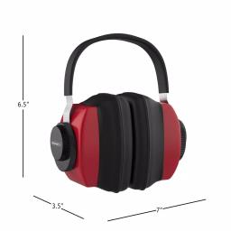 Stalwart Red/Black Over-Ear Hearing Protection Ear Muffs, 28dB NRR thumbnail 2