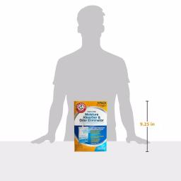 Arm & Hammer Hanging Moisture Absorber and Odor Eliminator, Clean Burst Scent, 16 oz (3-Pack) thumbnail 2