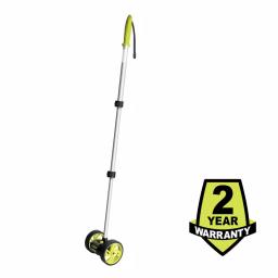Calculated Industries Wheel Master 4D Dual Measuring Wheel, 4 in. Wheels, Telescoping Handle thumbnail 1