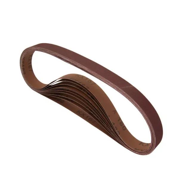 POWERTEC 1 in. x 30 in. Aluminum Oxide Sanding Belt Assortment, 24-Pack (60-400 Grit)