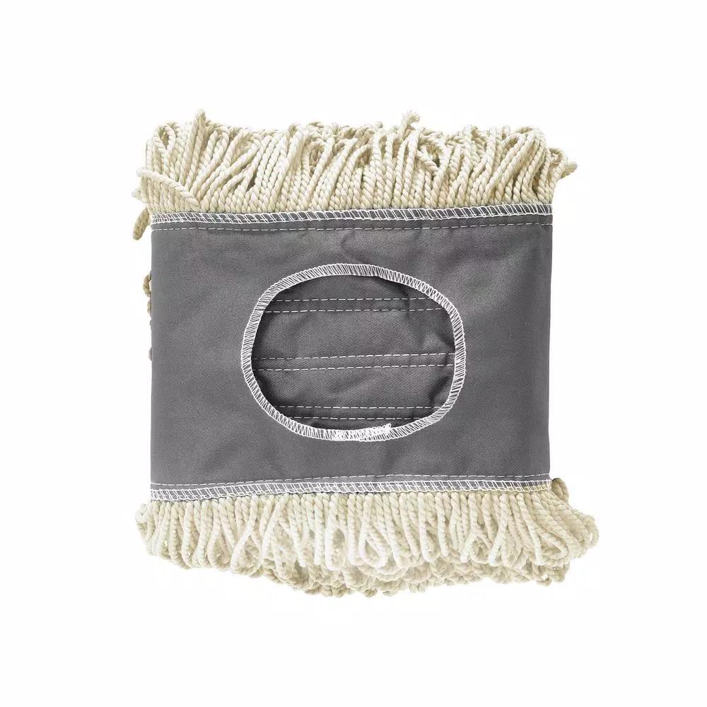Alpine Industries 24 in. Cotton Dust Dry Mop Replacement Heads, 3-Pack