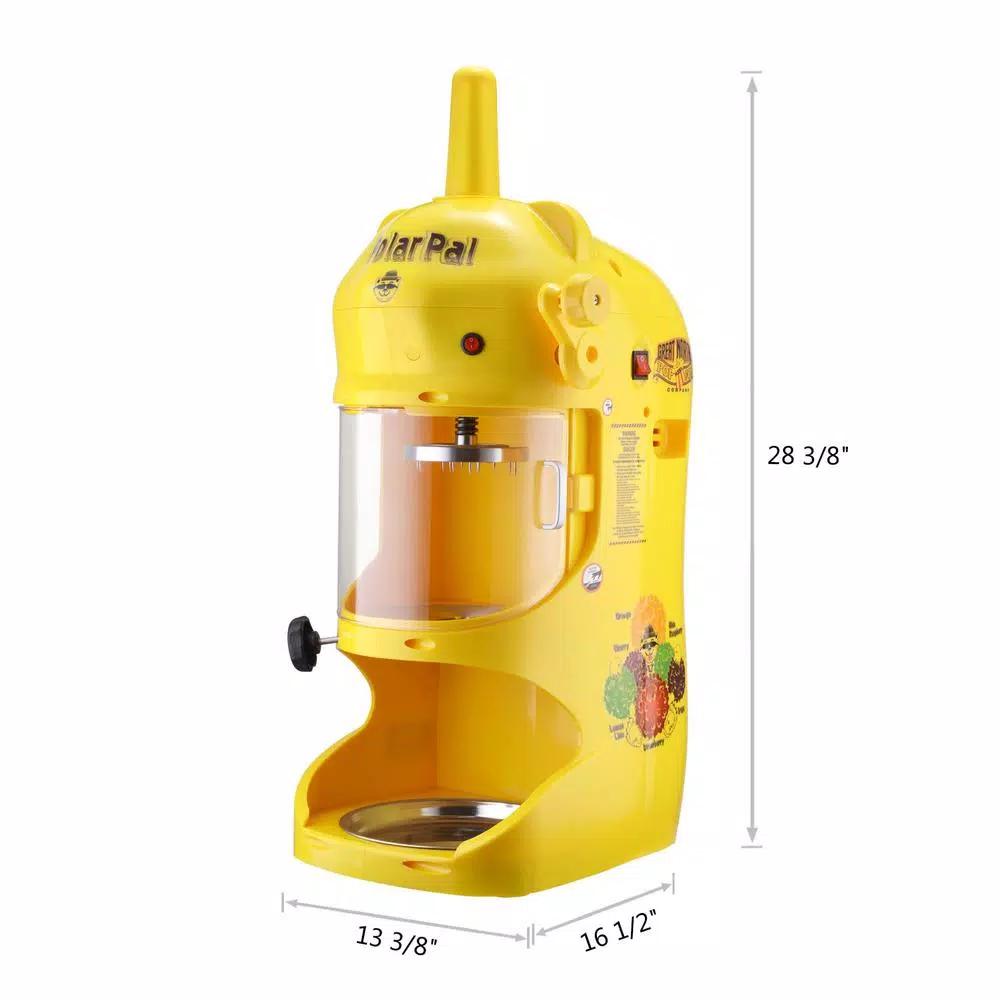 Great Northern Polar Pal 32 oz. Electric Ice Shaver and Snow Cone Machine, Yellow
