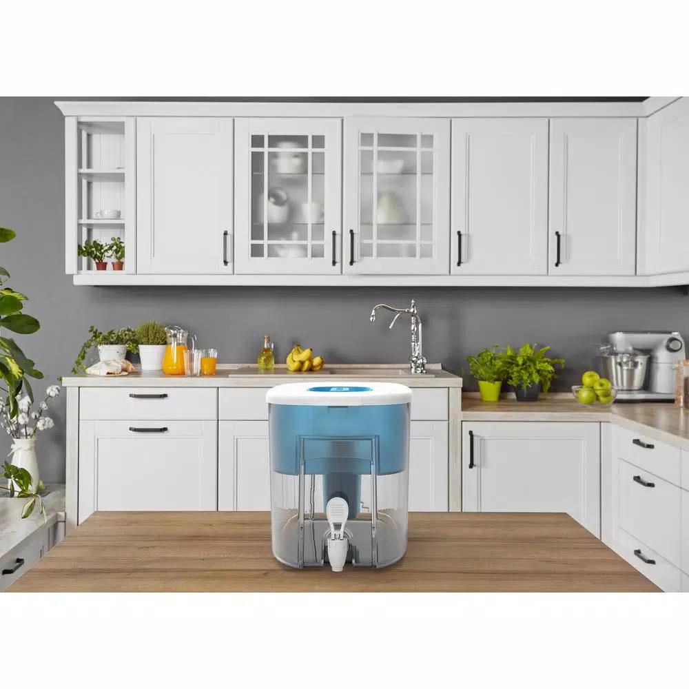 Drinkpod Alkaline Water Dispenser 2.4 Gal. Countertop System, 3-Pack with 3 Filters