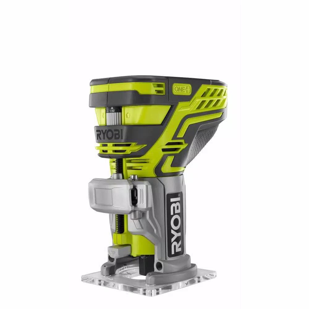 RYOBI 18V ONE+ Cordless Jig Saw, Trim Router, and 3-1/4 in. Planer Tool Kit (Tools Only)