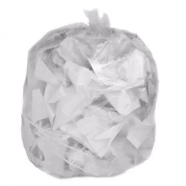 Plasticplace 55-60 Gal. Clear High-Density Polyethylene Trash Bags, 200 Count Case