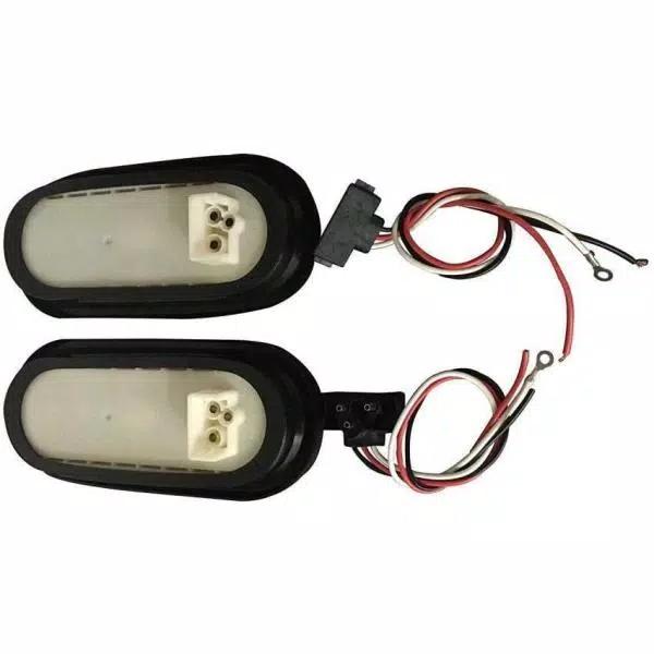 MaxxHaul 6 in. Oval LED Submersible Stop/Turn/Tail Light 2-Pack