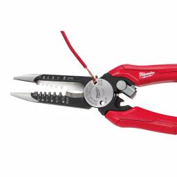 Milwaukee 6-in-1 Electrician Combination Pliers and FASTBACK Utility Knife 2-Pack Set thumbnail 10