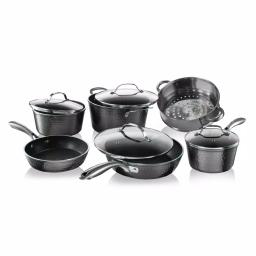 Granitestone 15-Piece Aluminum Hammered Non-Stick Diamond Infused Cookware and Bakeware Set thumbnail 2