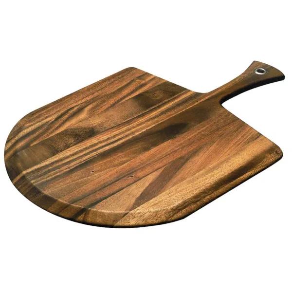 Ironwood Gourmet Acacia Wood Pizza Peel - 14 Inch Serving Board & Pizza Tool