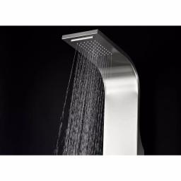 ANZZI Anchorage 60 in. 2-Jet Full Body Shower Panel System with Heavy Rain Head & Spray Wand, Brushed Steel thumbnail 4