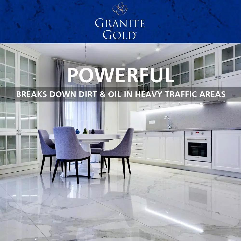 Granite Gold Squeeze and Mop Floor Cleaner, 32 oz. - For Natural Stone, Marble, and Tile