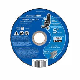 Avanti Pro 5 in. x 7/8 in. Thin Kerf Metal Cut-Off Disc, 25-Pack thumbnail 1