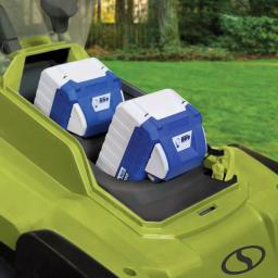 Sun Joe 48V iON+ 17 in. Cordless Electric Walk Behind Push Lawn Mower Kit with 2x 4.0 Ah Batteries and Charger thumbnail 5