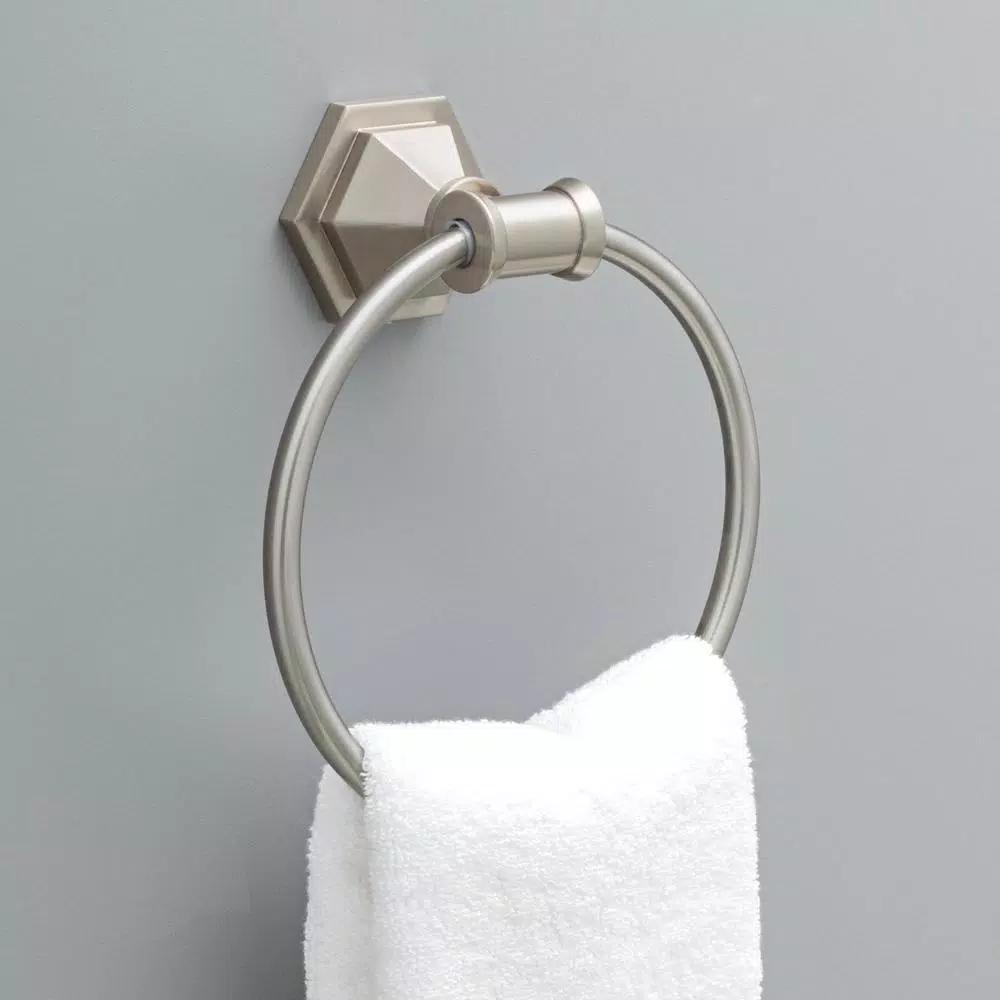 Delta Grandover SpotShield Brushed Nickel Towel Ring