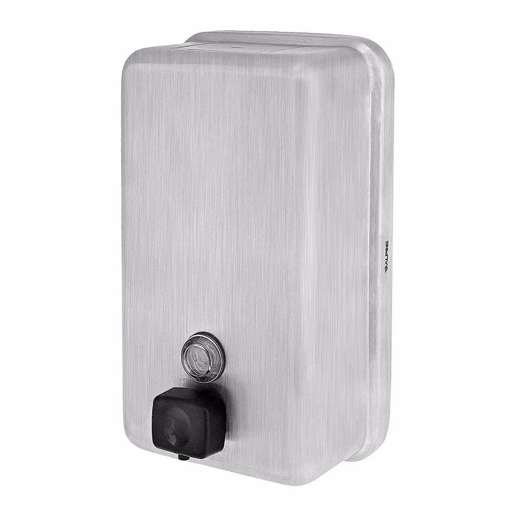 Alpine Industries Alpine 1200ml Stainless Steel Manual Liquid Soap Dispenser - Surface Mount