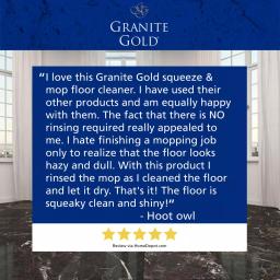 Granite Gold Squeeze and Mop Floor Cleaner, 32 oz. - For Natural Stone, Marble, and Tile thumbnail 7