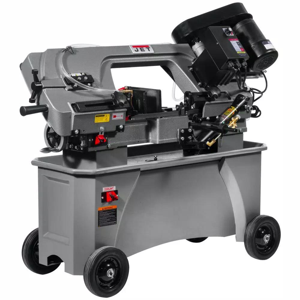 Jet HVBS-712V 7 in. x 12 in. Variable Speed Horizontal/Vertical Metalworking Bandsaw, 1 HP, 115V