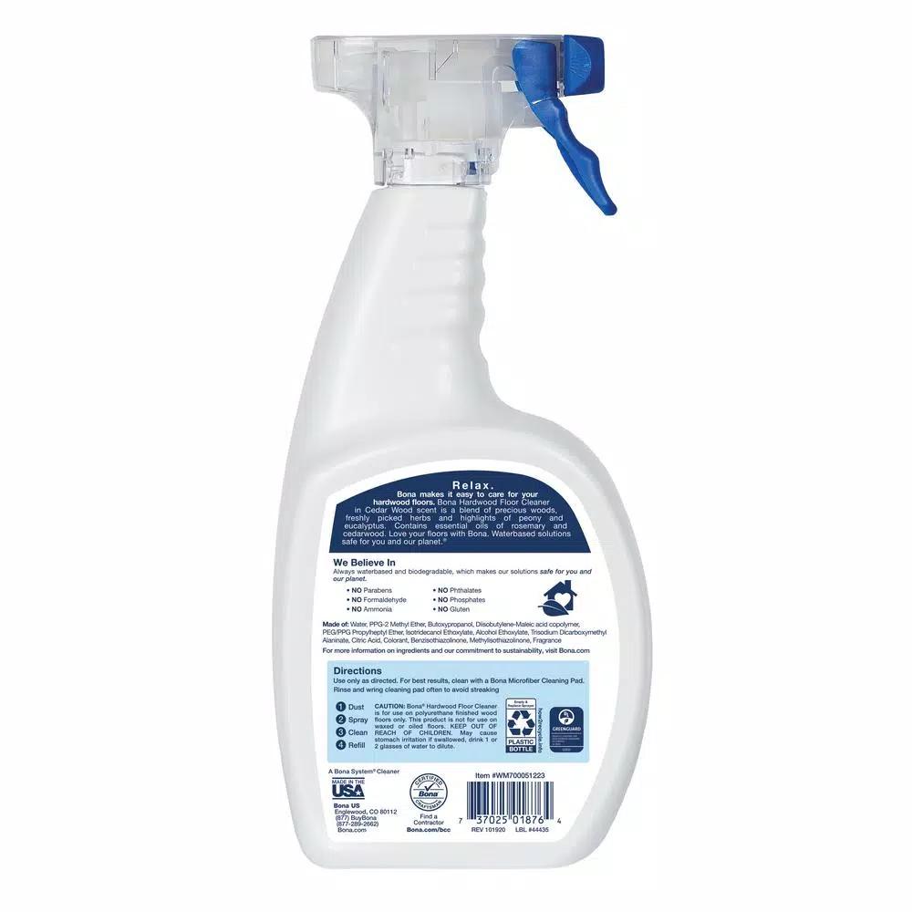 Bona Cedarwood Hardwood Floor Cleaner, 32 oz.