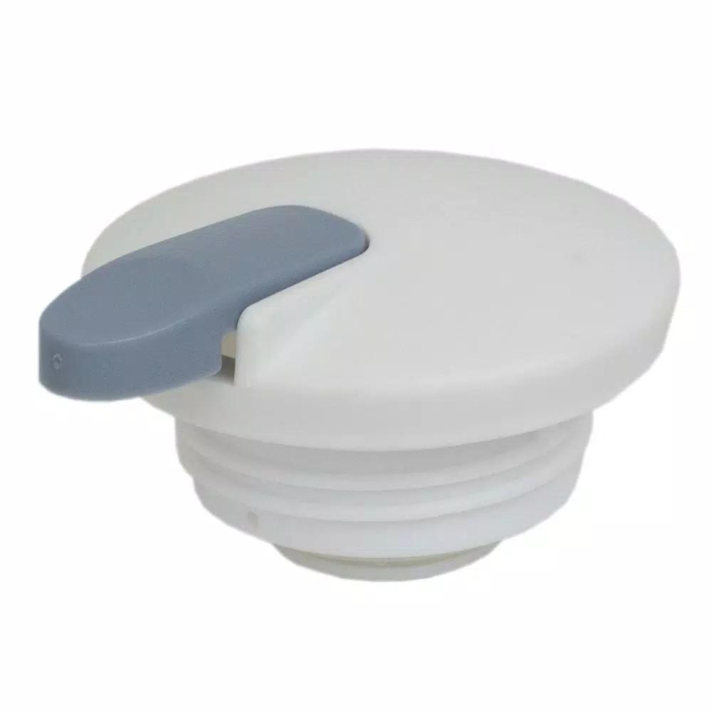 Home Basics 33.8 oz. Vacuum Insulated Thermal Carafe - 1L White Plastic Beverage Server