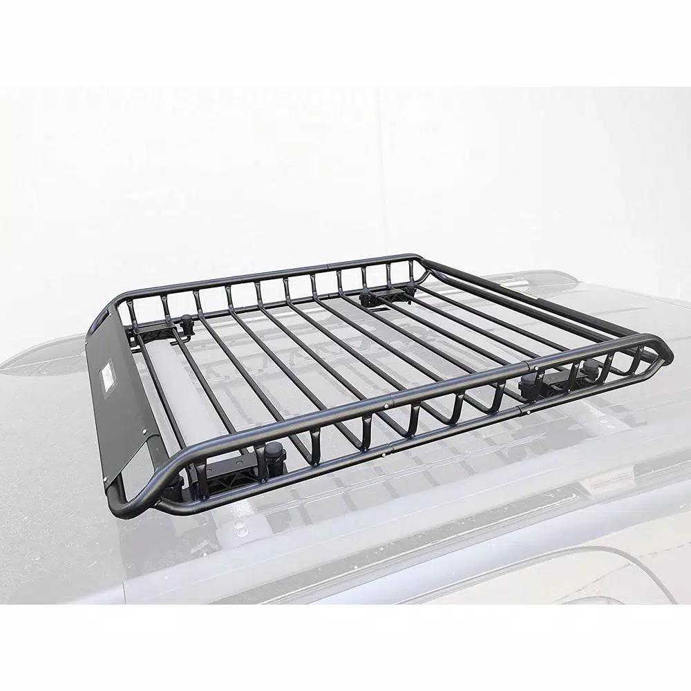 MaxxHaul 46" x 36" Universal Steel Roof Rack Cargo Basket, 150 lb Capacity