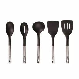 Oster Kitchen Bliss 5-Piece Black Nylon and Stainless Steel Kitchen Utensil Set thumbnail 1