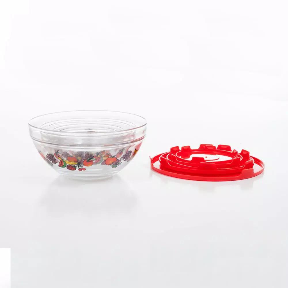 Chef Buddy 20-Piece Glass Bowl Container Set with Lids