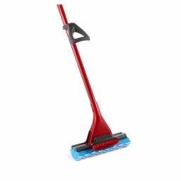 O-Cedar Microfiber Power Scrub Roller Mop with Triple-Action Sponge and Scrubbing Brush thumbnail 1