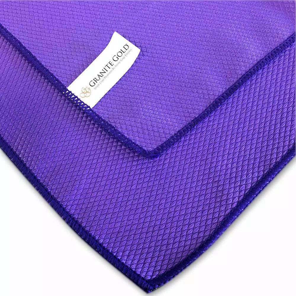 Granite Gold Microfiber Cloth Variety Pack for Stone Cleaning, Sealing, and Polishing, 3-Pack