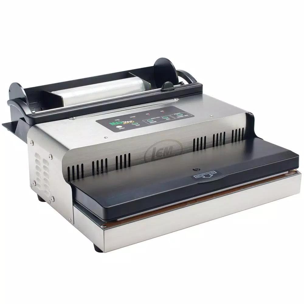 LEM MaxVac 1000 Stainless Steel Food Vacuum Sealer with Bag Holder and Cutter