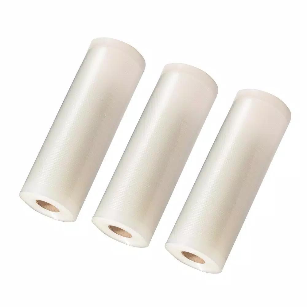 Weston 8 in. x 22 ft. Vacuum Sealer Bag Rolls, 3-Pack, 2-Ply 3.0 Mil Heavy Duty